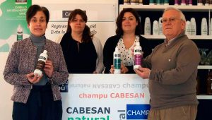 Champú Cabesan. Periódico de Aragón